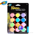 Best Selling 12*5ml Non-toxic Wholesale Neon Tempera Paint Sets Cheap Portable Kids&Artists A0258